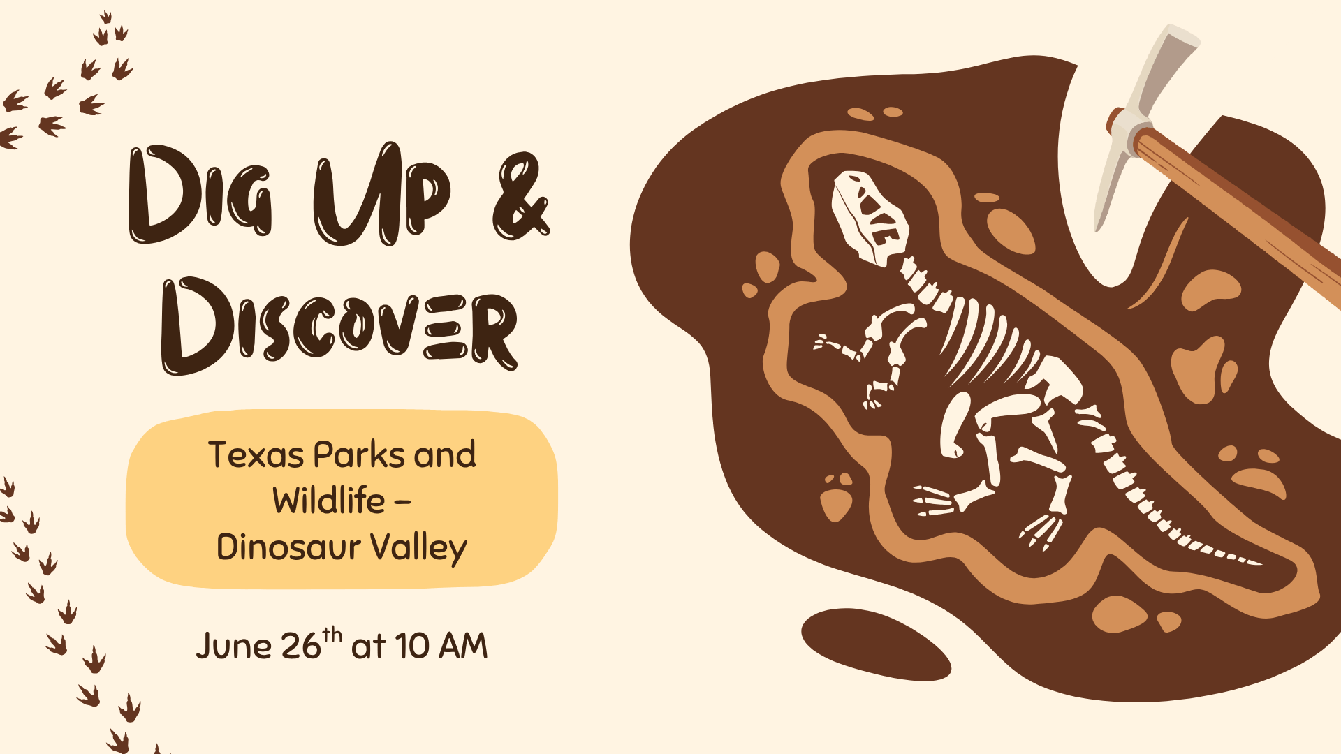 Texas Parks and Wildlife-Dinosaur Valley flyer