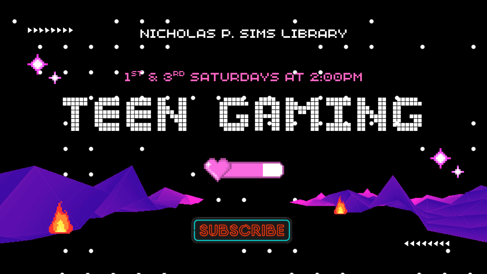 Teen Gaming flyer