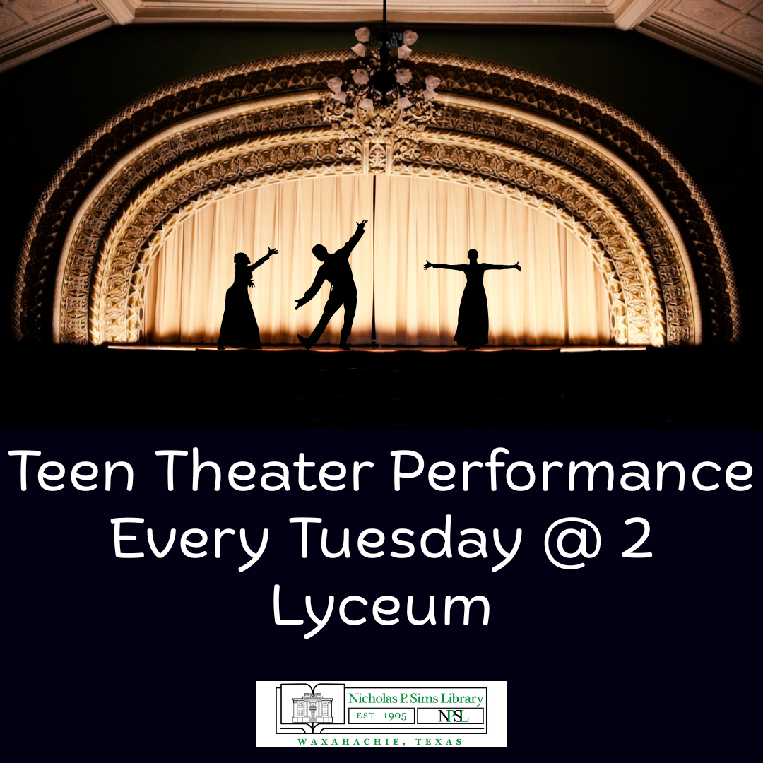 Teen Theater Performance flyer