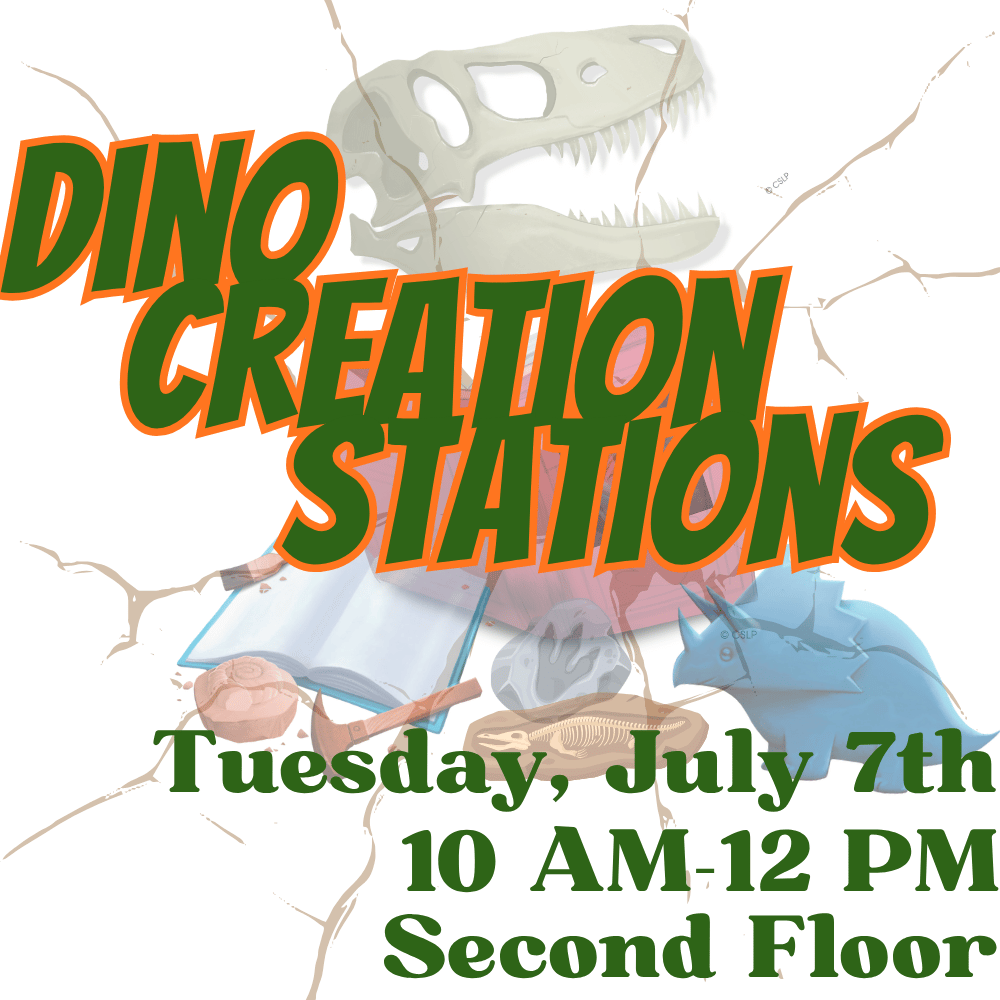 Dino Discovery Stations flyer