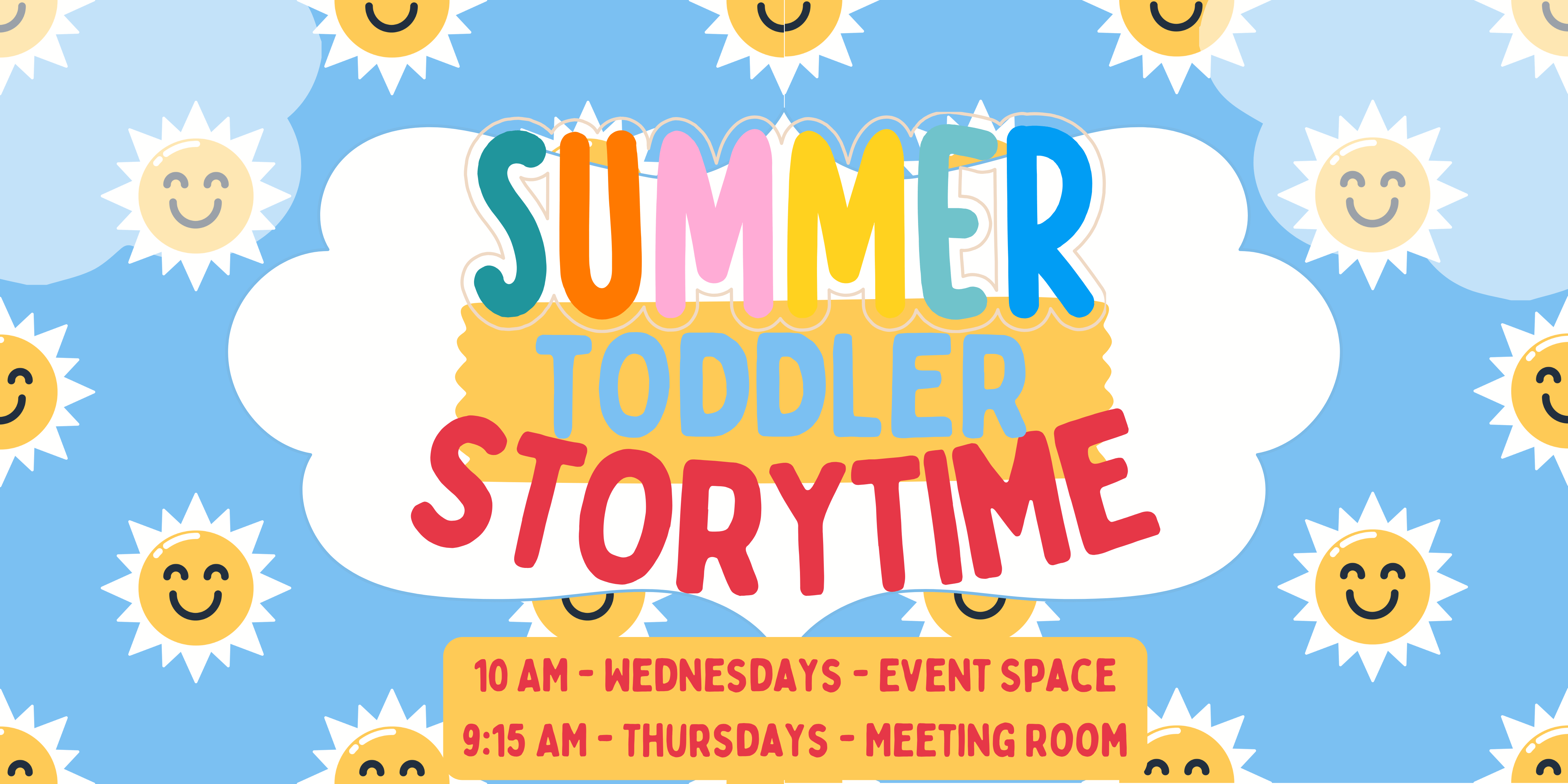 Toddler Storytime flyer