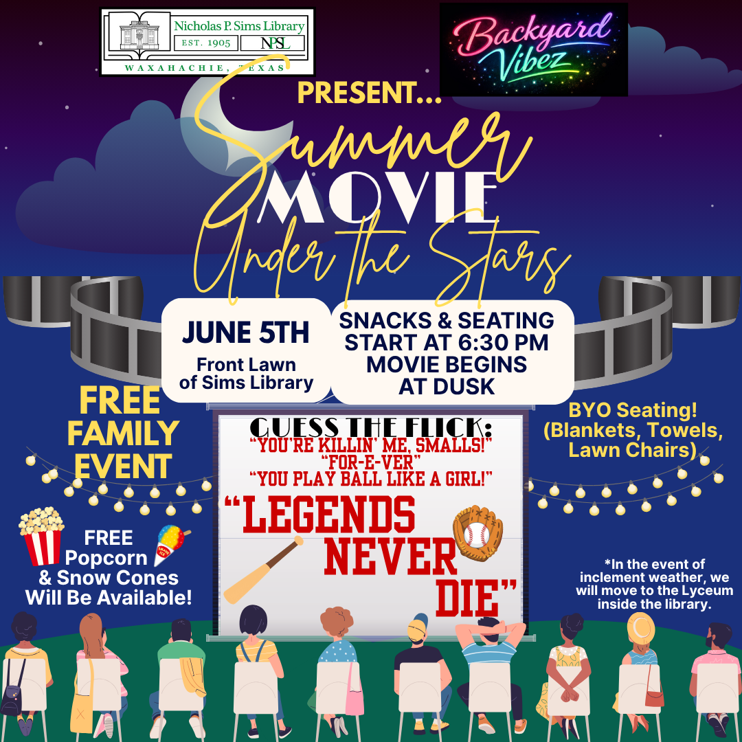 Outdoor Movie Night! flyer