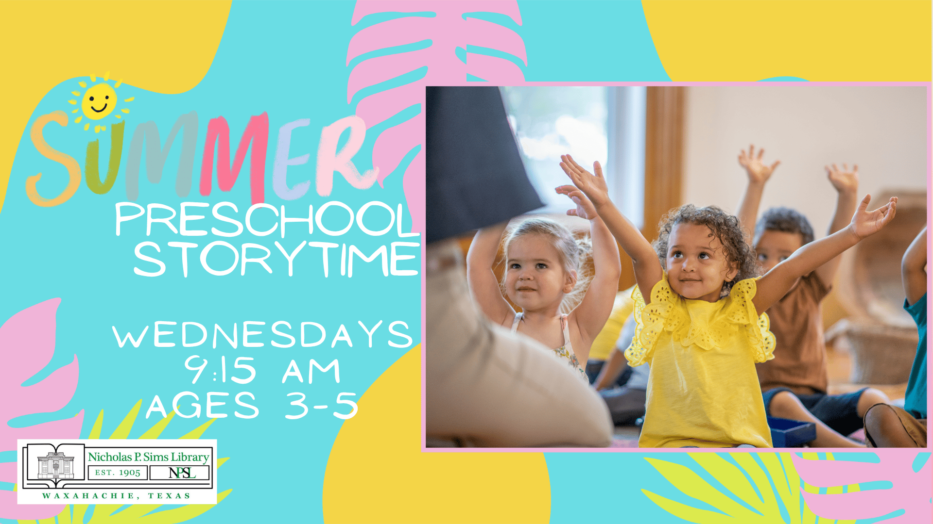 Preschool Storytime flyer