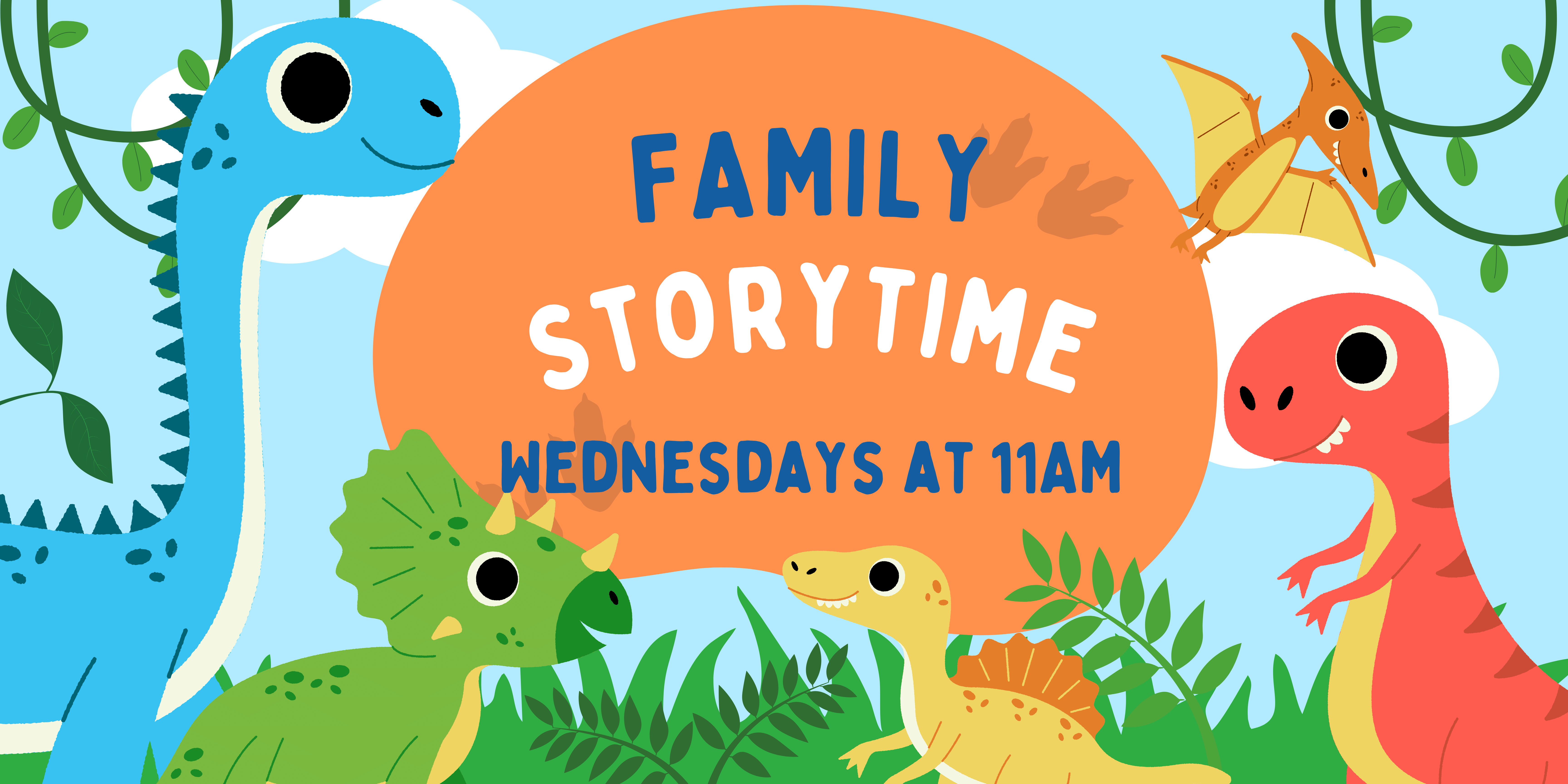 Family Storytime flyer
