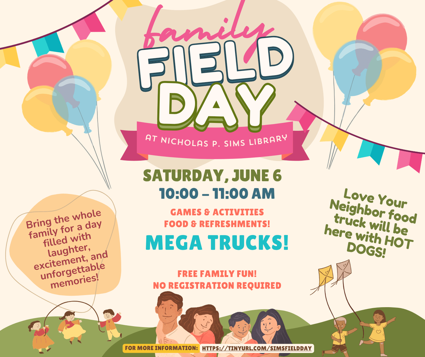 Family Field Day flyer