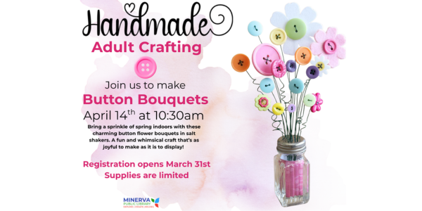 Adult Craft Class - Button Bouquets