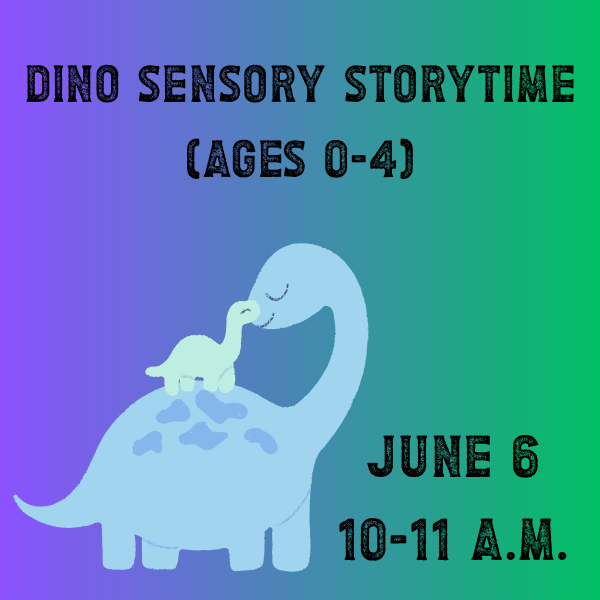 Dinosaur Sensory Storytime (Ages 0-4) flyer