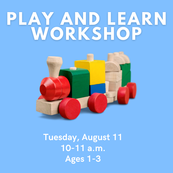 Pop-Up Play and Learn Workshop (Ages 1-3) flyer