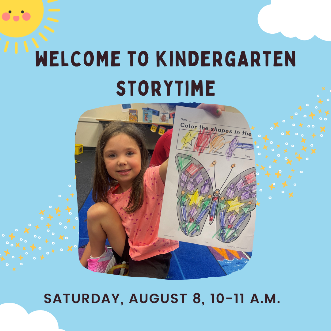 Welcome to Kindergarten Storytime flyer