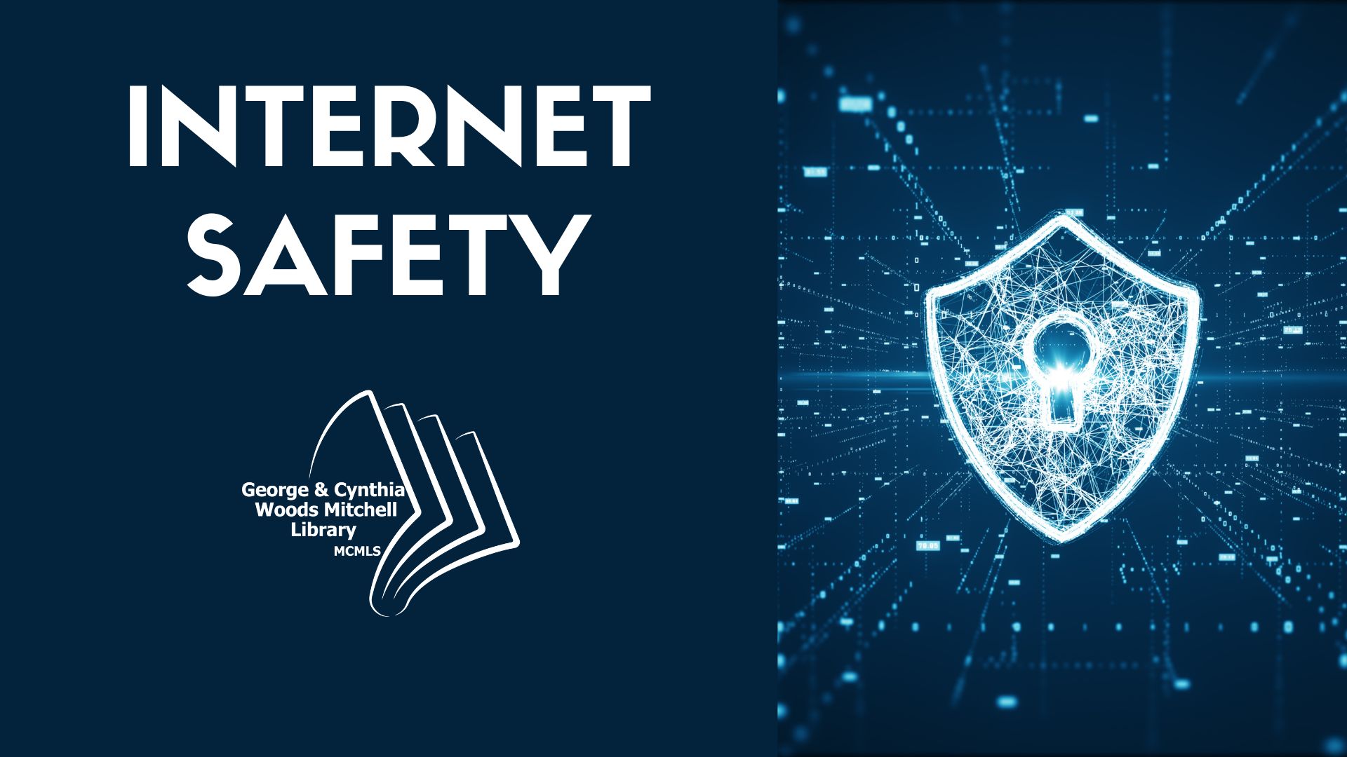 Mitchell Library: Internet Safety flyer