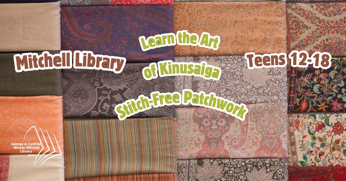 Mitchell Library: Teen Kinusaiga - Stitch Free Patchwork Art flyer
