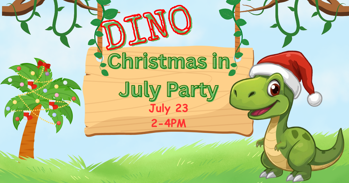 Mitchell Library: Dino Christmas in July