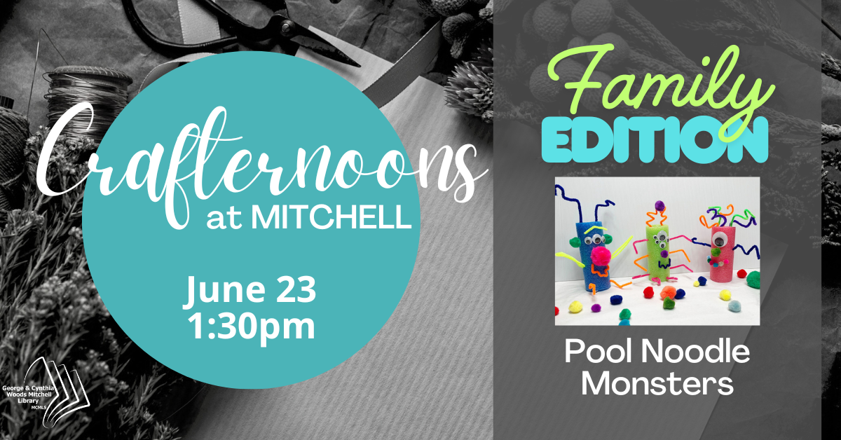 Mitchell Library: Crafternoons: Family Edition flyer