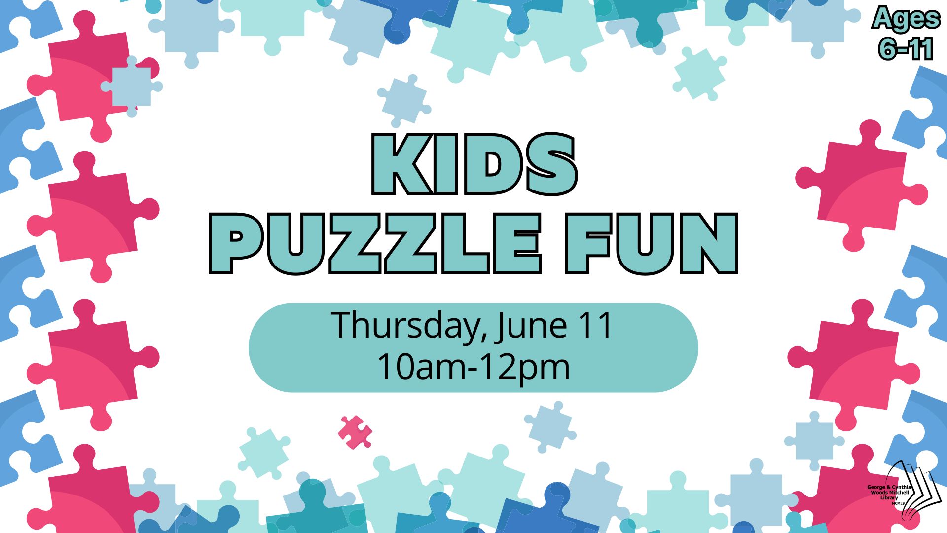 Mitchell Library: Puzzle Fun flyer