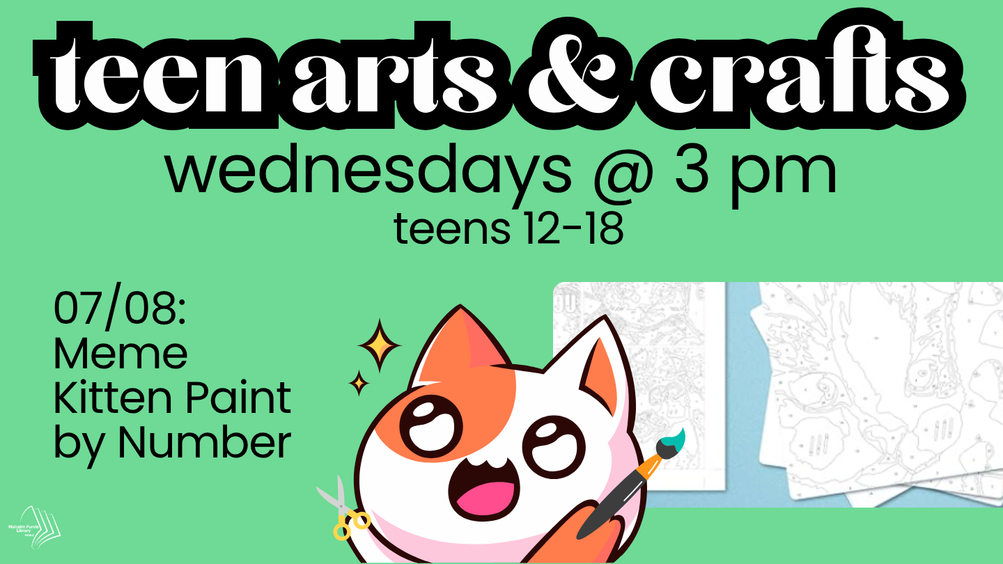 Malcolm Purvis (Magnolia) Library: Teen Arts & Crafts: Meme Kitten Paint by Numbers