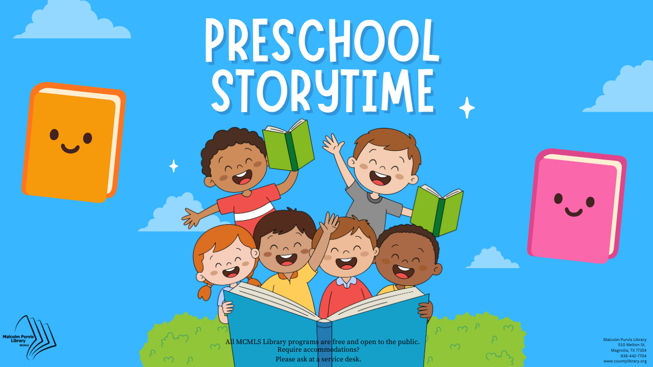 Malcolm Purvis (Magnolia) Library: Preschool Storytime