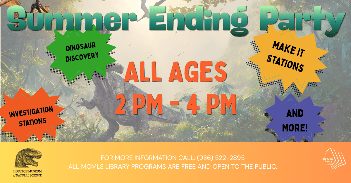 Tullis Library: Summer Ending Party!