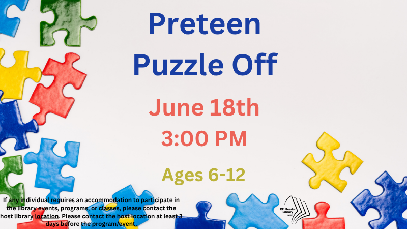 Meador: Puzzle Off flyer