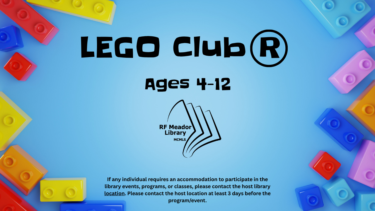 Meador: Children's Lego Club flyer
