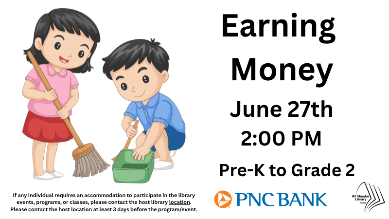 Meador: Children's- Earning Money with PNC Bank flyer