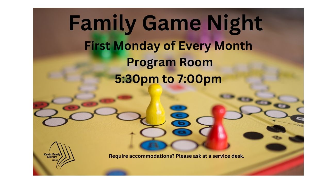 Brady Library: Family Game Night