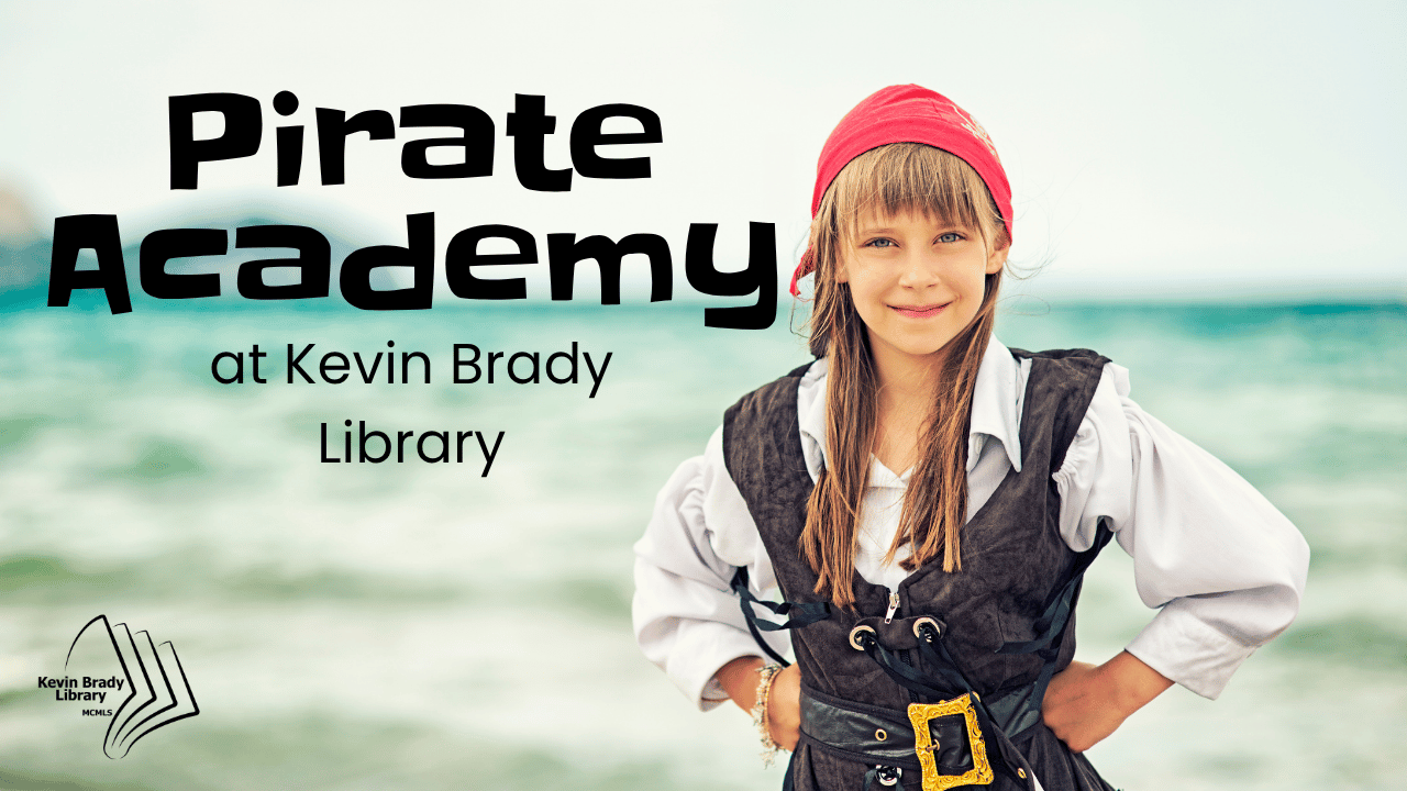 Brady Library: Pirate Academy flyer