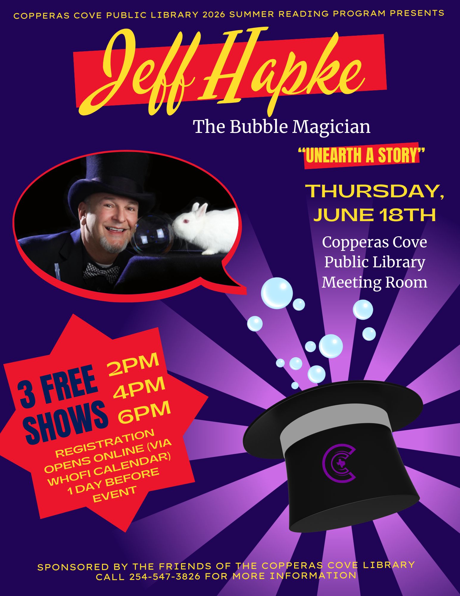 Jeff Hapke The Bubble Magician Performance