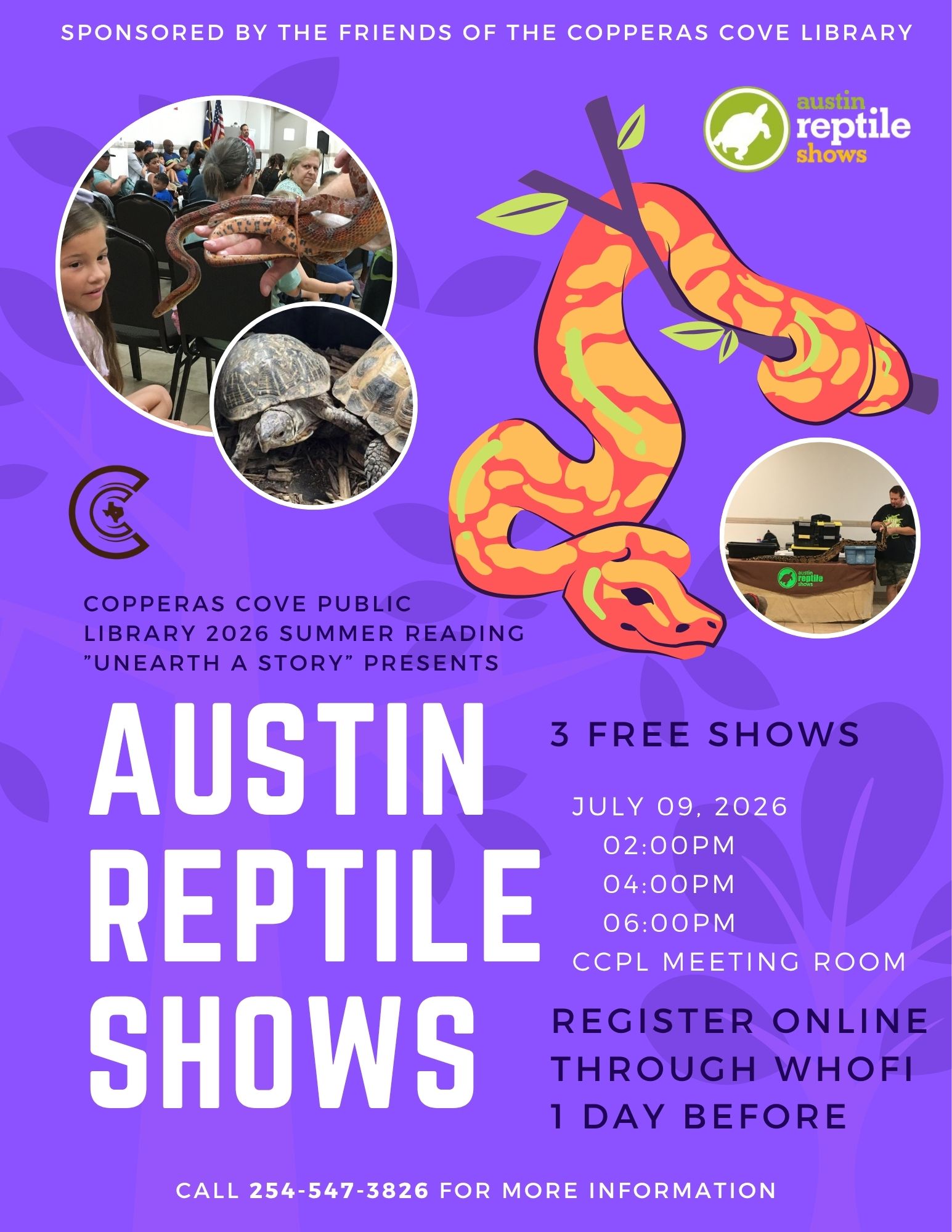 Austin Reptile Show Performance