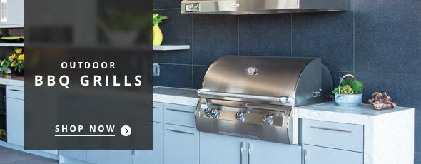 stainless steel grill with food grilling in an outdoor space