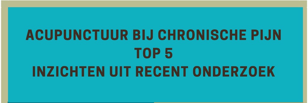 Chronische pijn - infographic