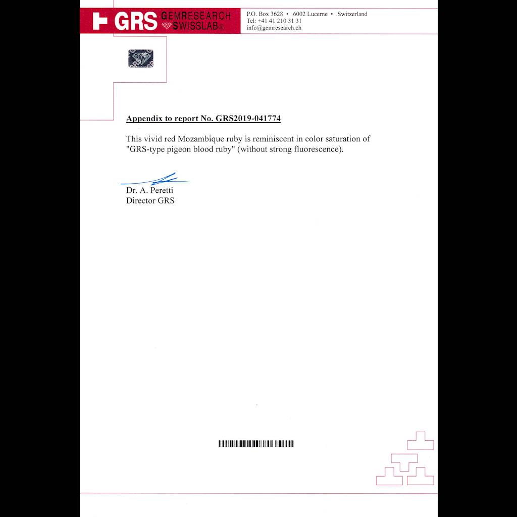 2.03 Ct. Ruby, Mined in Mozambique, Certified by GIA & GRS_image4