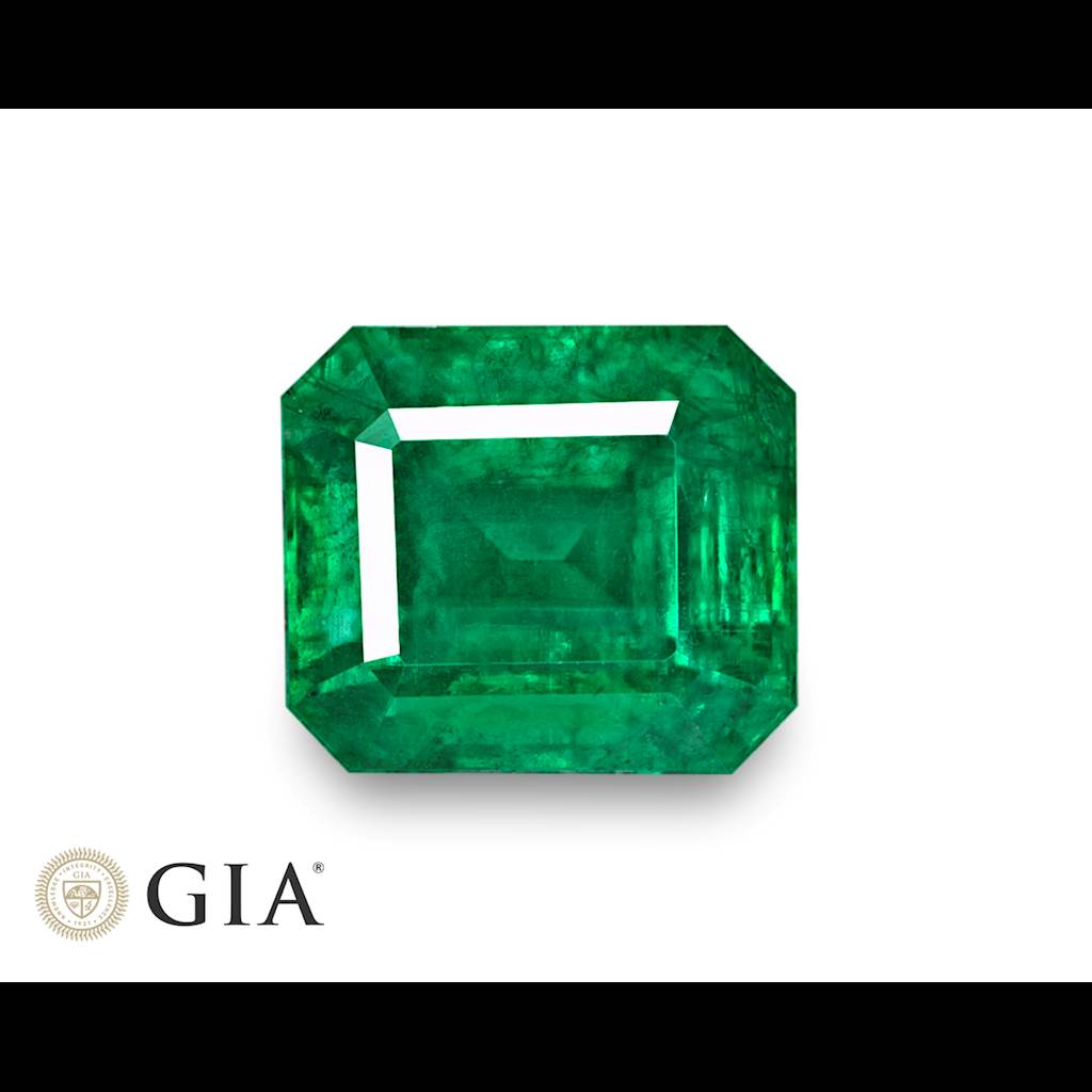 7.88 Ct. Emerald, Mined in Zambia, Certified by GIA & GRS_image1