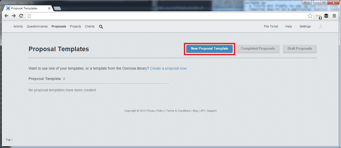 creating a template proposal website proposals template