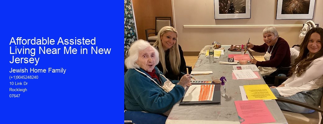Affordable Assisted Living Near Me in New Jersey