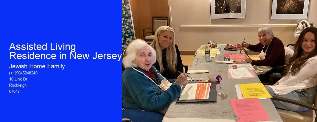 Assisted Living Residence in New Jersey