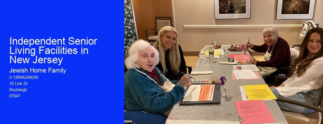 Independent Senior Living Facilities in New Jersey
