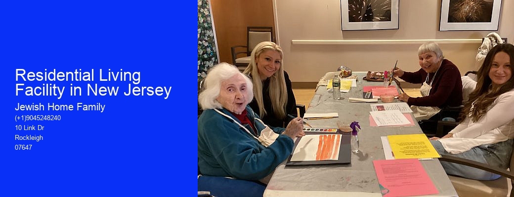 Residential Living Facility in New Jersey