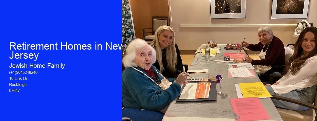 Retirement Homes in New Jersey