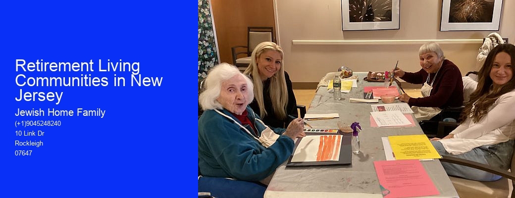 Retirement Living Communities in New Jersey