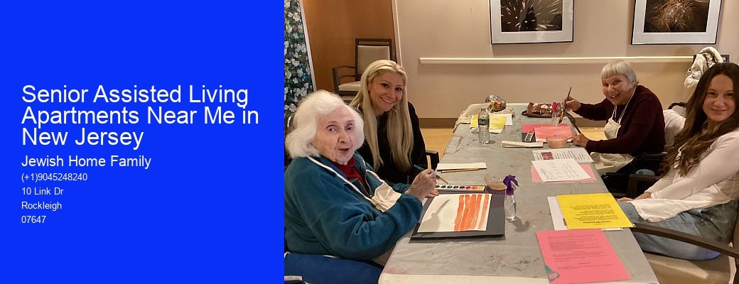 Senior Assisted Living Apartments Near Me in New Jersey