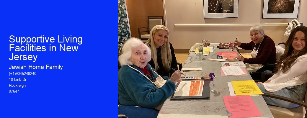 Supportive Living Facilities in New Jersey