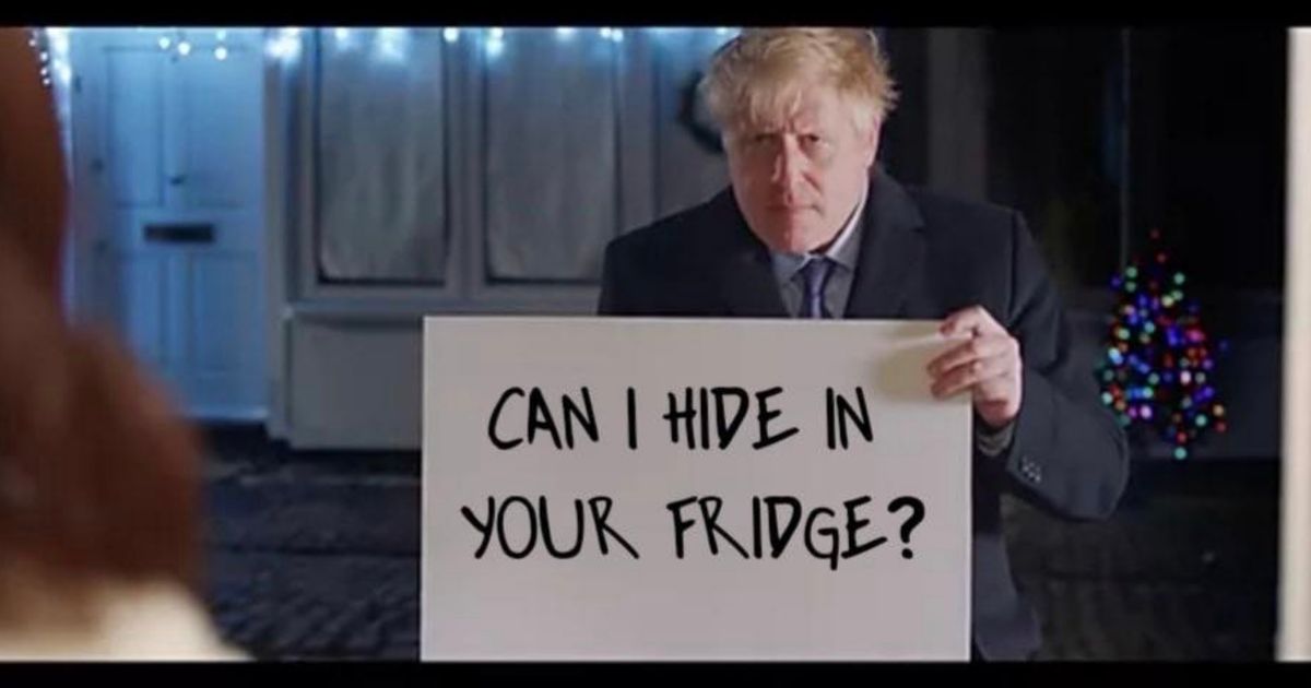 Viral VIDEO British PM Boris Johnson Hiding In A Fridge To Avoid