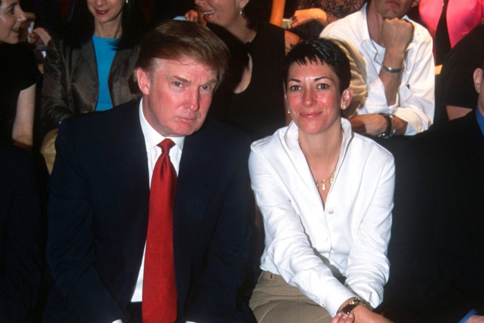 Donald Trump and Ghislaine Maxwell