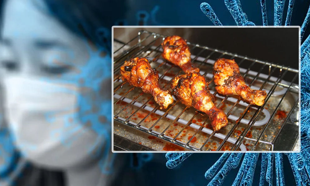 Coronavirus spreading via meat