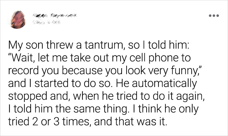 dealing with tantrums