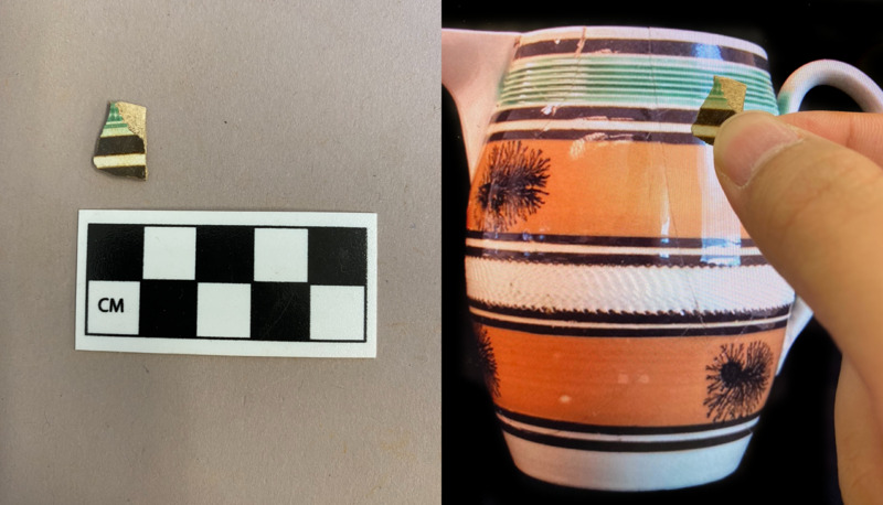 Engine-Turned Dipped Earthenware