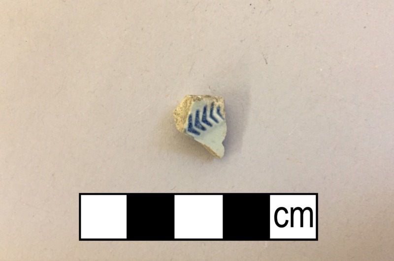 Scratch Blue Stoneware Sherd
