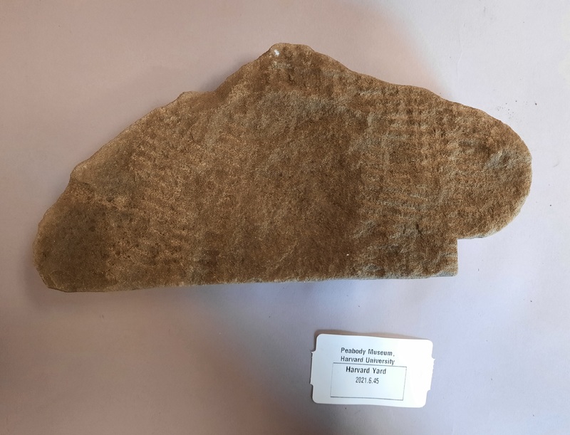 Unfinished Stone Ornament - Back View