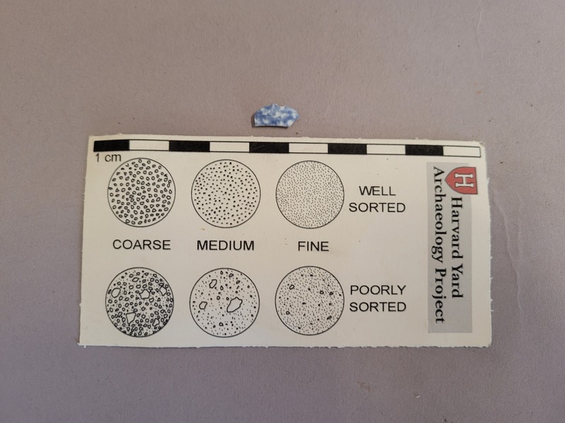 Harvard Yard Spongeware Ceramic Sherd