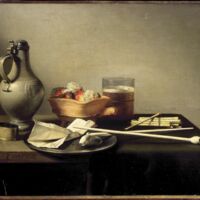 "Still Life with Clay Pipes" by Pieter Claesz